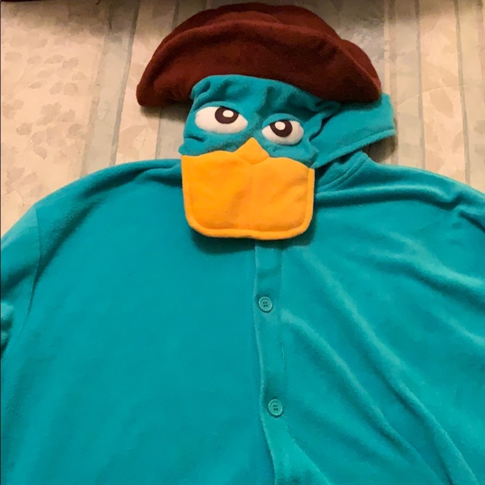 Perry the platypus onesie